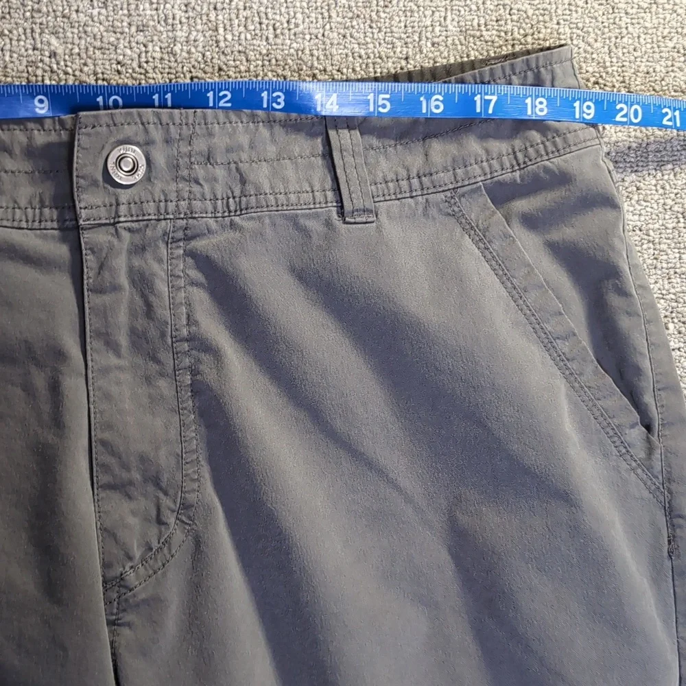 KUHL Slax Stretch Chino Size 38x32 in Carbon Gray Technical Hiking Performance - Picture 12 of 13